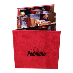 Sanfoninha Capa em Suede C/ GRAVAÇÃO A LASER